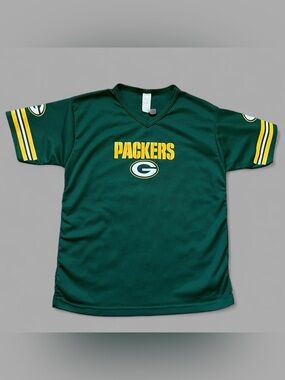 Vintage 90’s Green Bay Packers NFL Franklin Football Sports Jersey Size Youth L